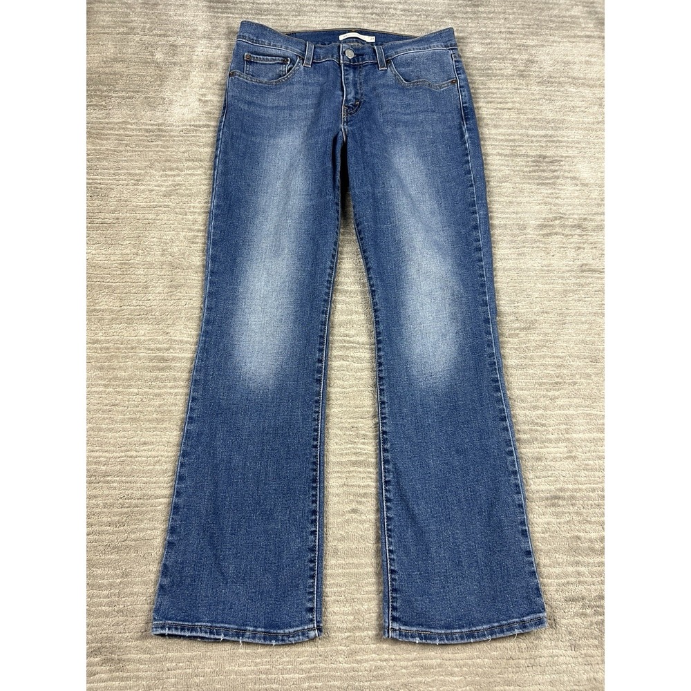 Levi 415 Jeans Womens 27x30 Blue Relaxed Fit Bootcut‎ Dark Wash Midrise Casual